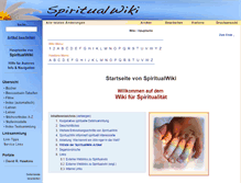 Tablet Screenshot of de.spiritualwiki.org
